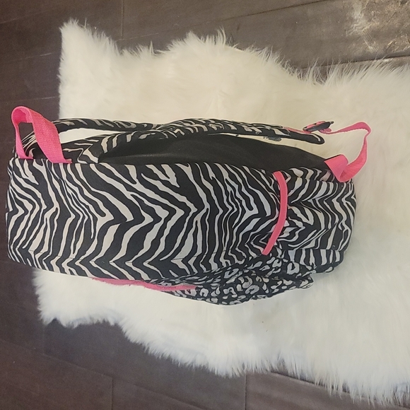 Justice Zebra Print "K" Backpack (Part of a Set) - Picture 3 of 8